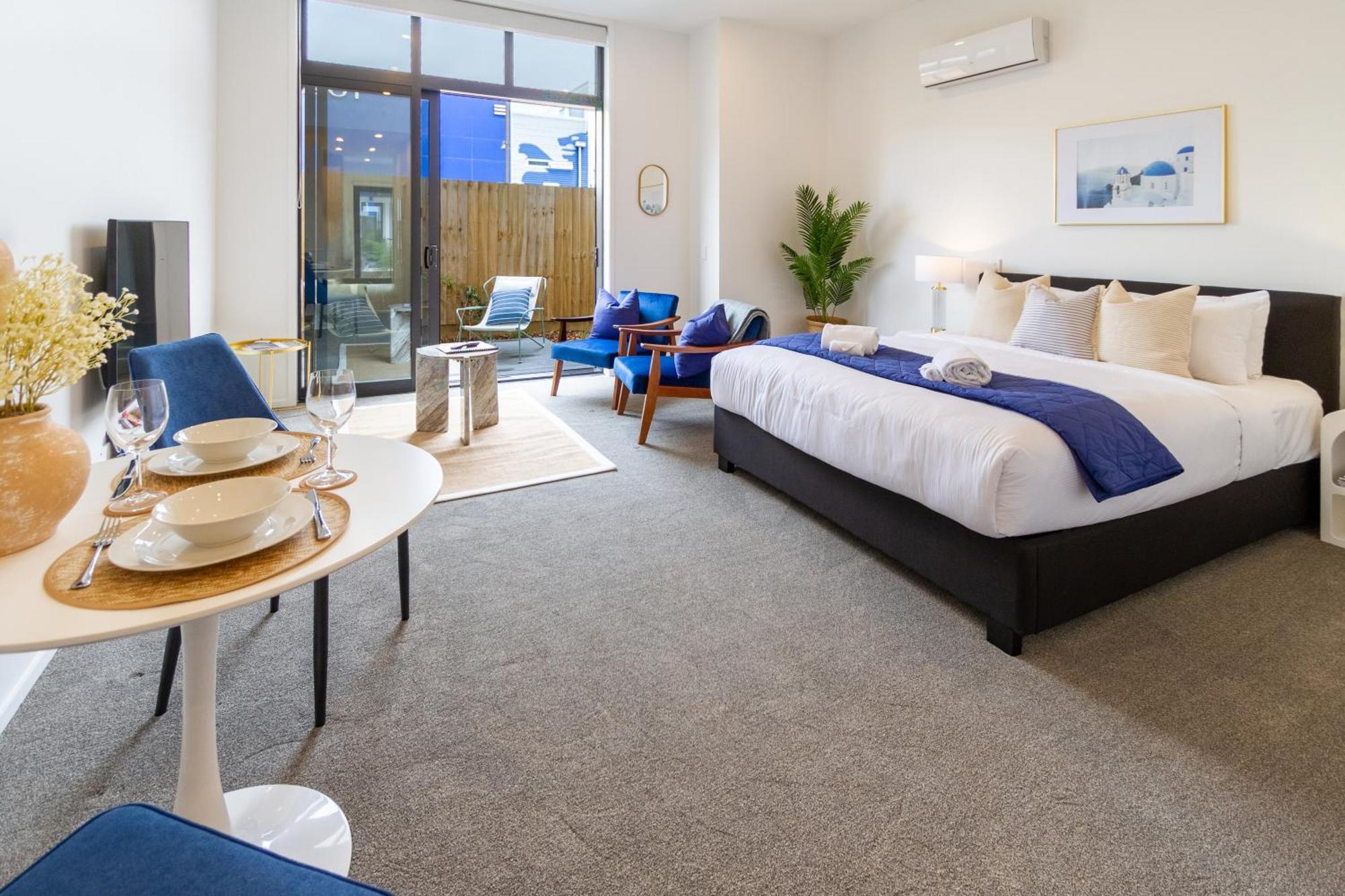 Central Christchurch Santorini Style 1Br Studio Extérieur photo